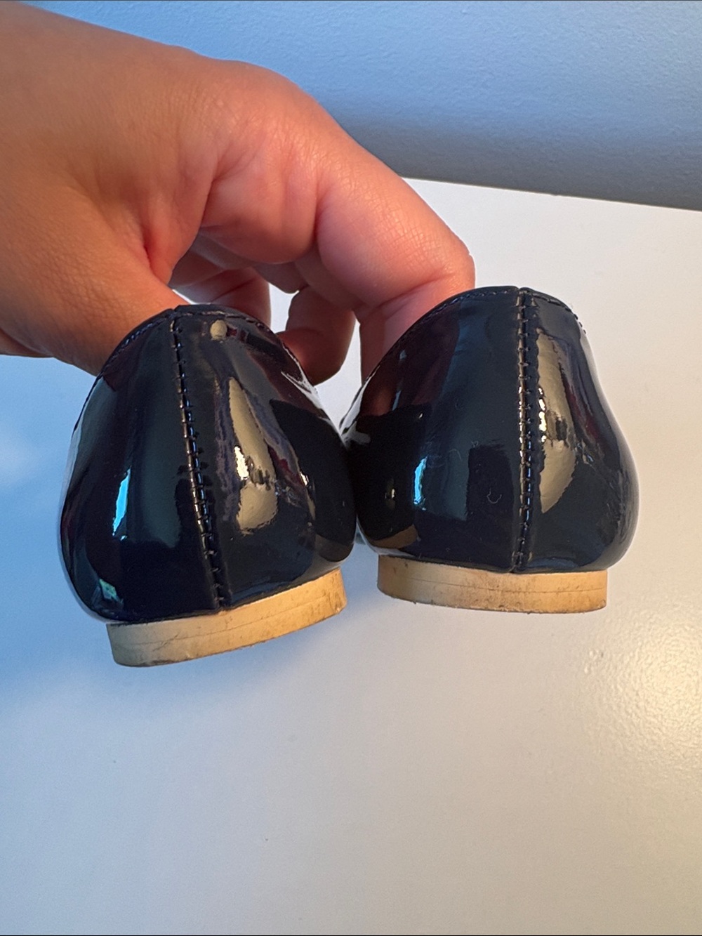 Janie & Jack navy ballet flats - Picture 4 of 6